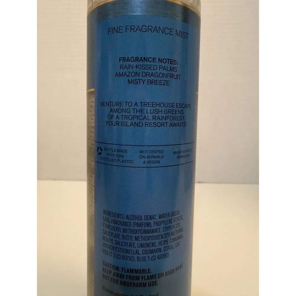 Bath & Body Works Fresh Jungle Rain Fine Fragrance Mist Spray NEW